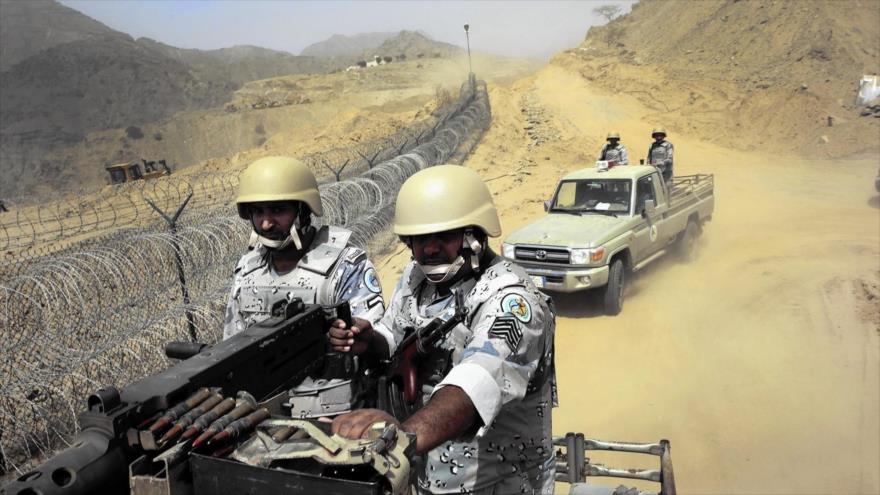 Soldados del Ejército de Arabia Saudí.