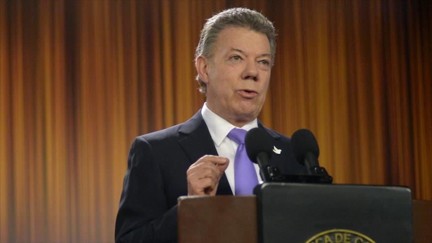 El presidente colombiano, Juan Manuel Santos.