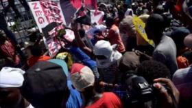 Oficialistas haitianos se manifiestan en apoyo al Gobierno 