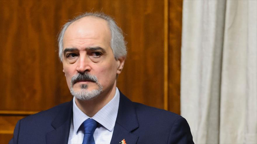 El embajador permanente de Siria ante la ONU, Bashar al-Yafari, encabeza la delegación de Damasco en Ginebra (Suiza), 29 de enero de 2016.
