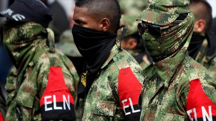 Integrantes de la segunda guerrilla colombiana Ejército de Liberación Nacional (ELN).