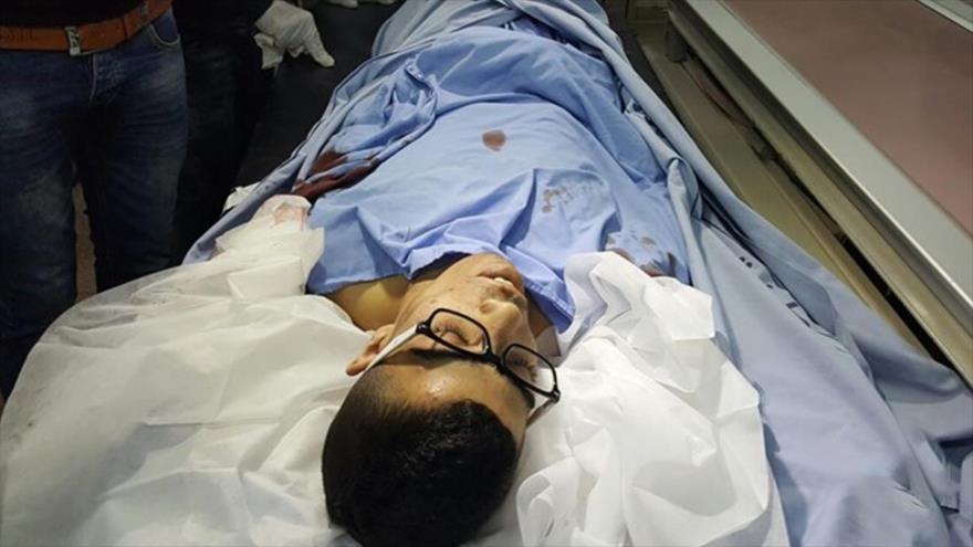 Adolescente palestino llamado Ahmad Hassan Tuba, de 19 años, matado a tiros por las fuerzas israelíes en Tulkarm, Cisjordania, 1 de febrero de 2016.