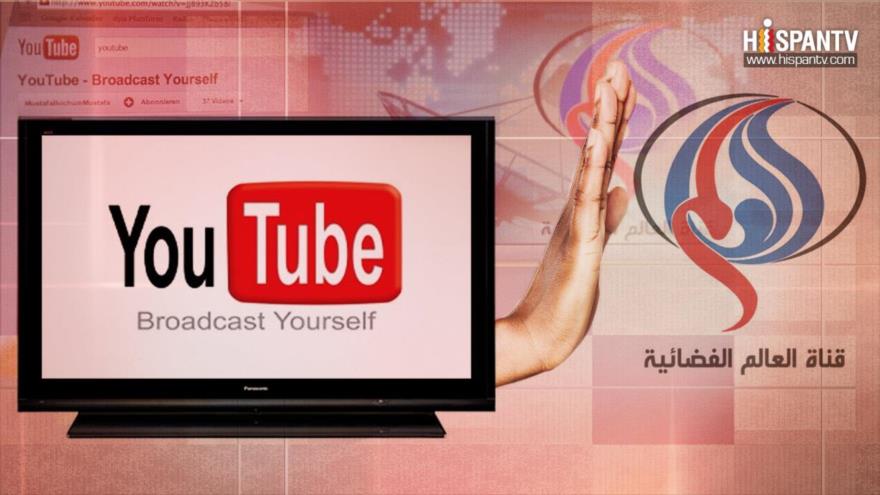 YouTube desactiva cuenta del canal iraní Al-Alam.