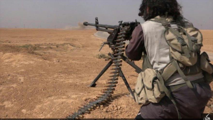 Miliciano de Daesh en Siria.