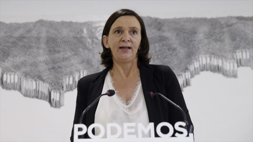 Carolina Bescansa, diputada y cofundadora del partido español Podemos.