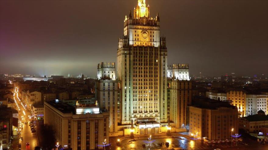 La Cancillería rusa.