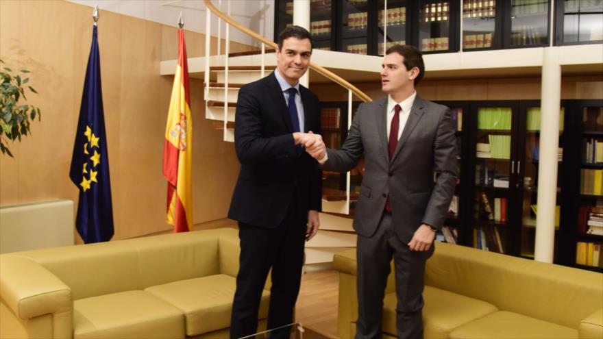 PSOE busca apoyo de Ciudadanos para formar gobierno