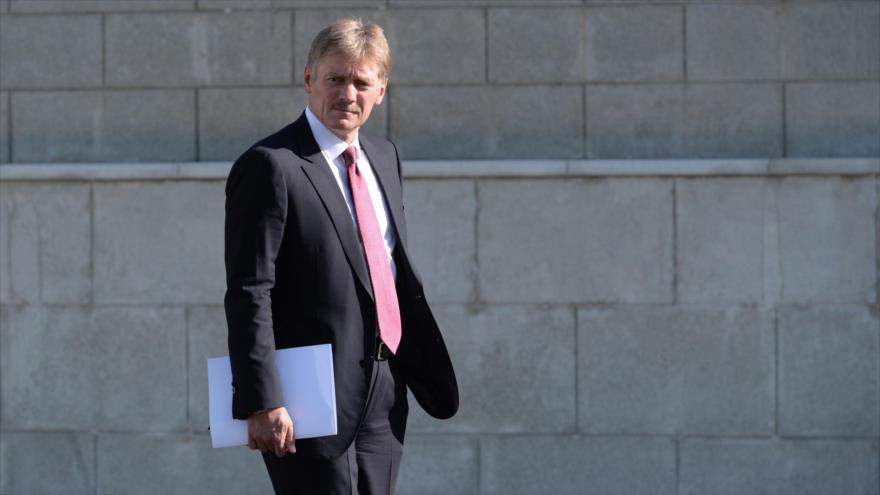 El secretario de prensa de la Presidencia rusa, Dmitri Peskov.