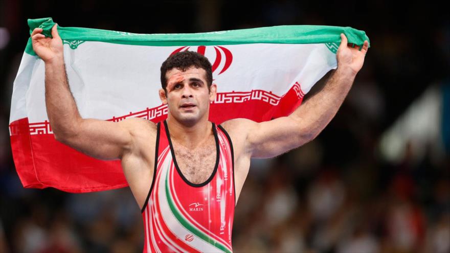 El luchador grecorromano iraní Qasem Rezai.