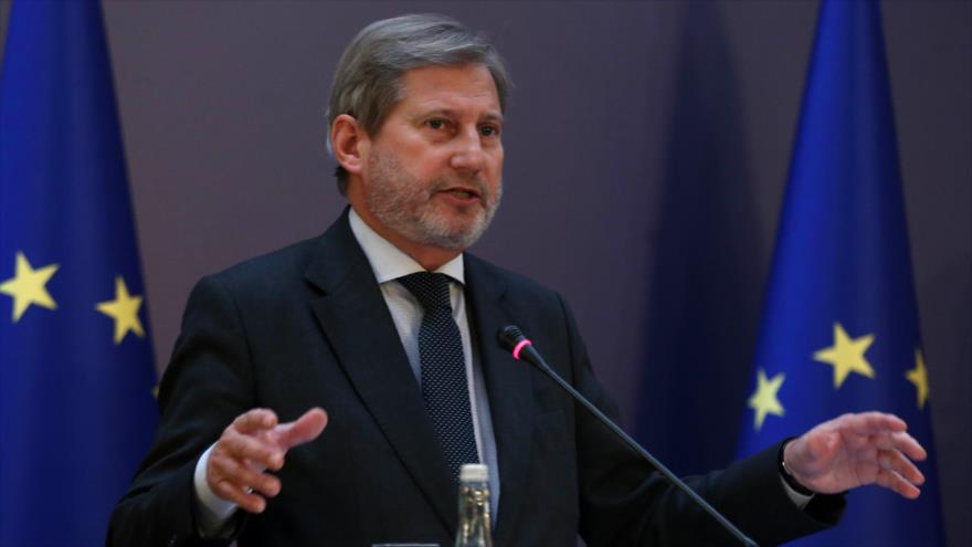 El comisario de Ampliación de la Unión Europea, Johannes Hahn.