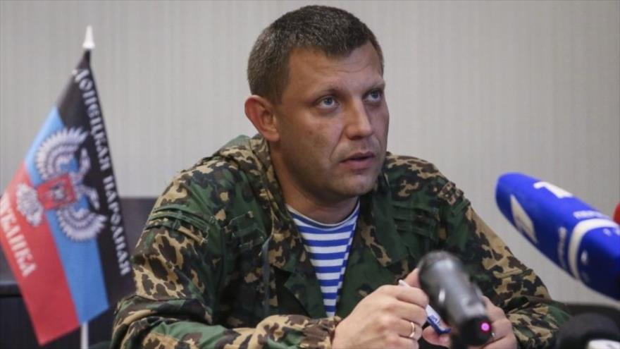 Alexandr Zajarchenko, líder de la autoproclamada República Popular de Donetsk (RPD).