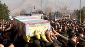 Funeral de 6 militares iraníes que perdieron la vida en Siria
