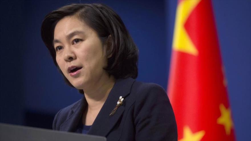 Hua Chunying, portavoz del Ministerio de Exteriores de China.
