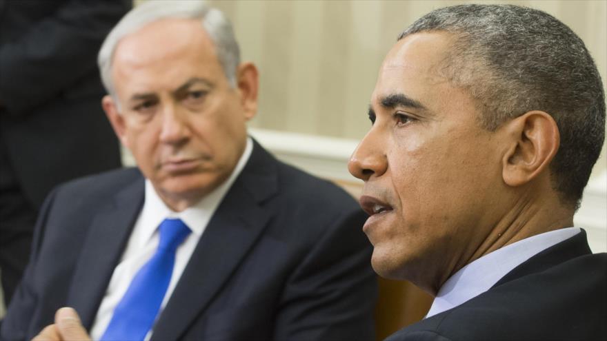 El primer ministro israelí, Benyamin Netanyah (izda.) y el presidente de EE.UU., Barack Obama.