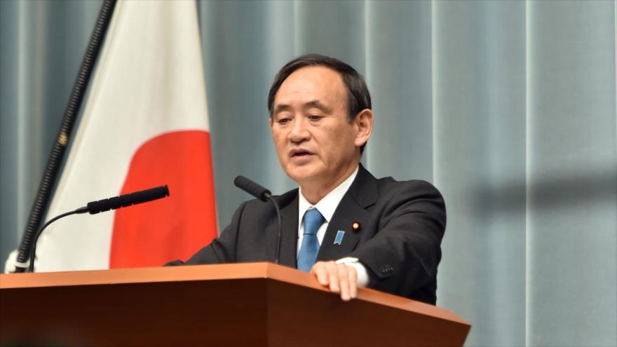 El ministro portavoz del Gobierno japonés, Yoshihide Suga.
