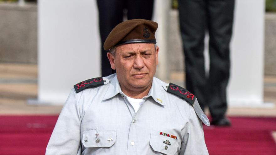 El jefe del estado mayor del régimen israelí, Gadi Eizenkot.