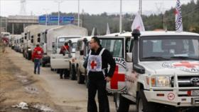 Terroristas atacan convoy de Cruz Roja cerca de Damasco