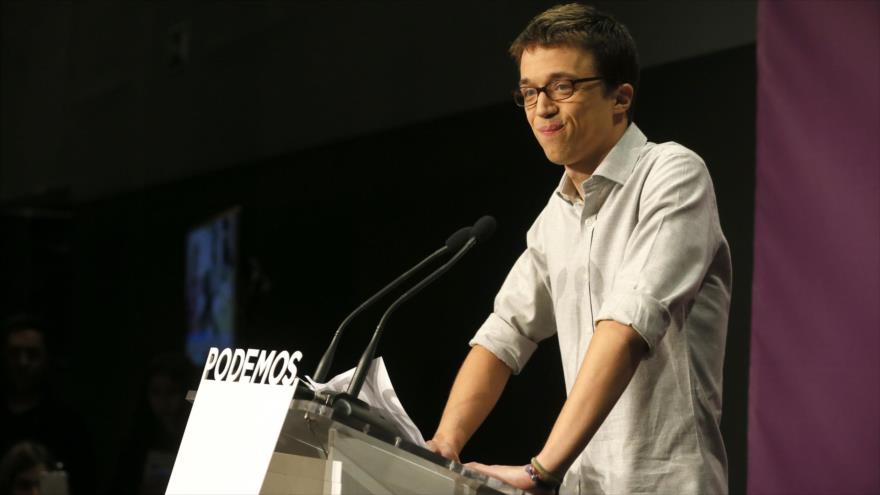 El portavoz parlamentario y secretario político de Podemos, Íñigo Errejón.