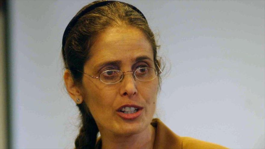 La diputada israelí, Anat Berko, del partido Likud, al que pertenece el primer ministro del régimen israelí, Benyamin Netanyahu.