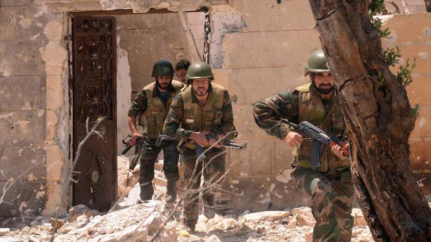 Integrantes del Ejército de Siria.