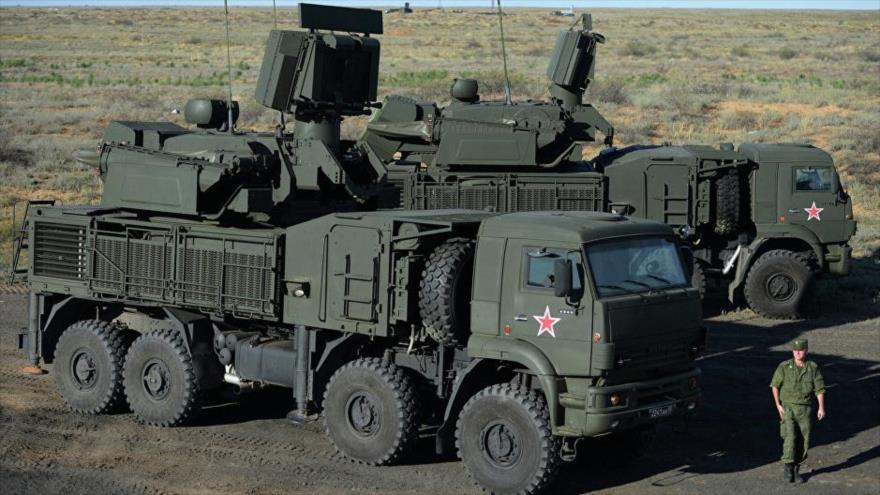 Sistemas antiaéreos Pántsir-S1. 