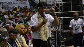 Morales: La derecha y EEUU quieren interferir en la campaña por el Sí
