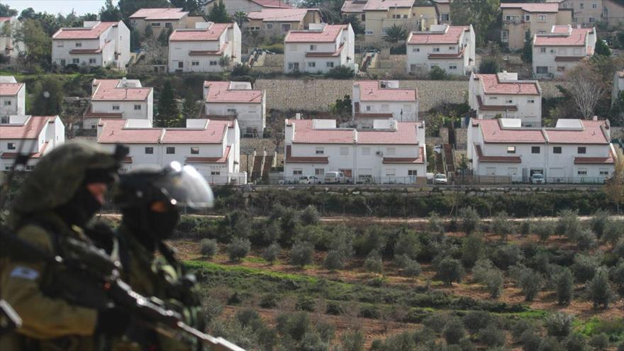 Viviendas construidas en la ocupada Cisjordania.