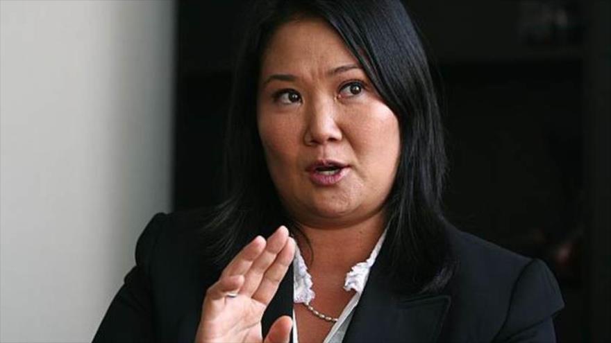 La líder del partido peruano Fuerza Popular, y candidata a la presidencia de Perú, Keiko Fujimori.