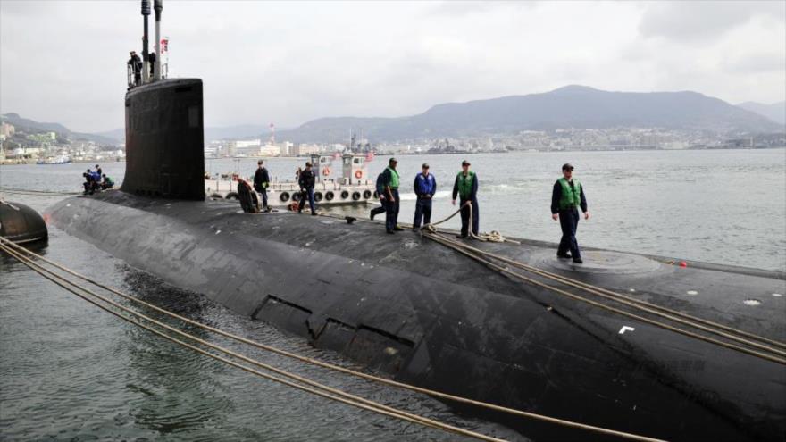 El submarino de propulsión nuclear estadounidense ‘USS North Carolina’.