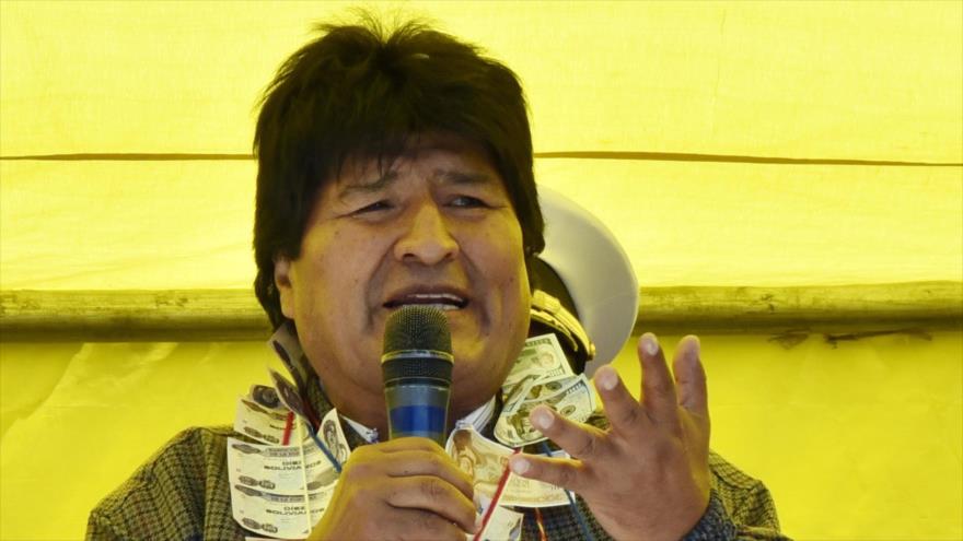 Presidente de Bolivia, Evo Morales.