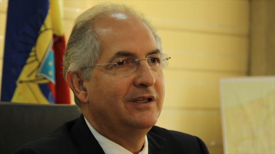 El alcalde de Caracas, capital de Venezuela, Antonio Ledezma.