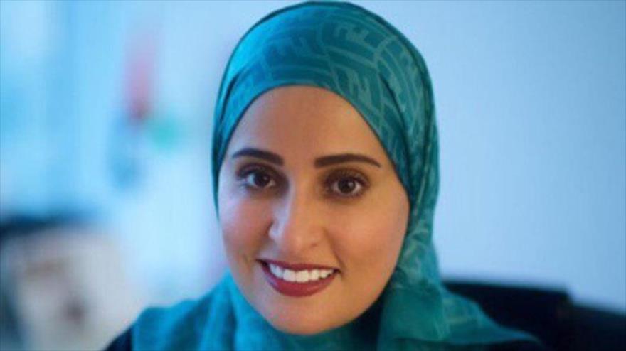 La ministra de la Felicidad de los Emiratos Árabes Unidos (EAU), Ohoud al-Roum.
