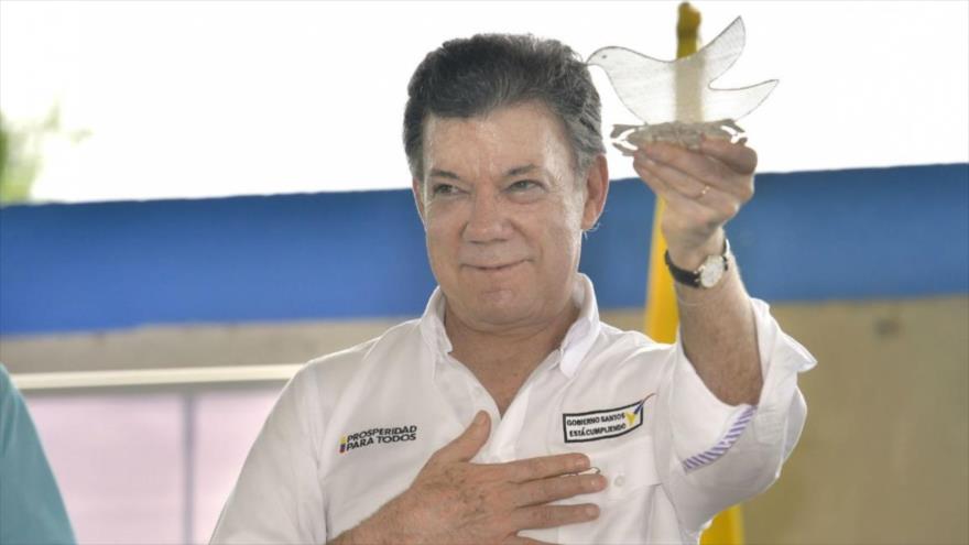 Presidente colombiano, Juan Manuel Santos.