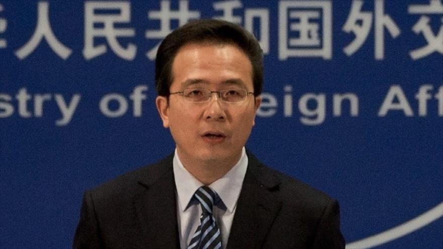 Portavoz del Ministerio de Asuntos Exteriores de China, Hong Lei.