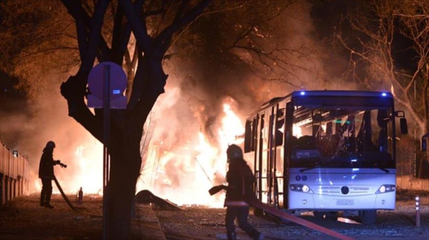 Fuerte explosión en un sitio militar en Ankara deja 28 muertos