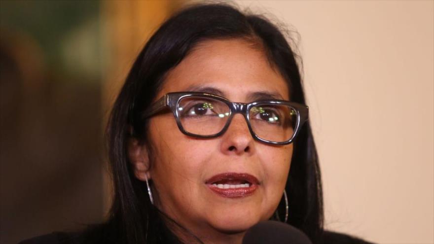 Canciller venezolana, Delcy Rodríguez.