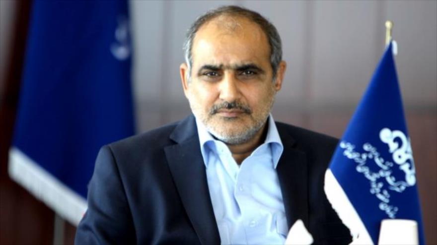 El director gerente de la compañía de terminales de petróleo iraní (IOTC, por sus siglas en inglés), Pirouz Mousavi.