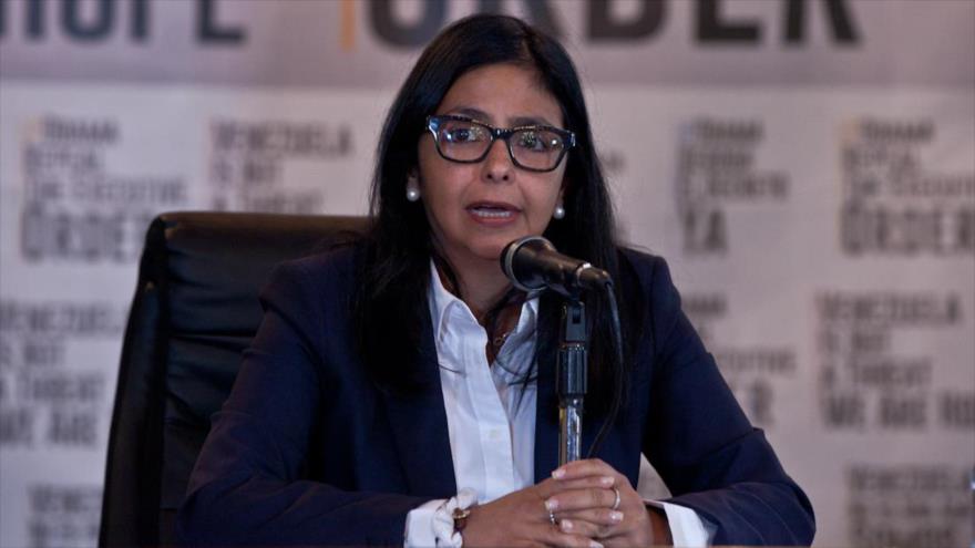 La canciller de Venezuela, Delcy Rodríguez.