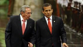 Los presidentes de Cuba y Perú coinciden en fortalecer lazos 