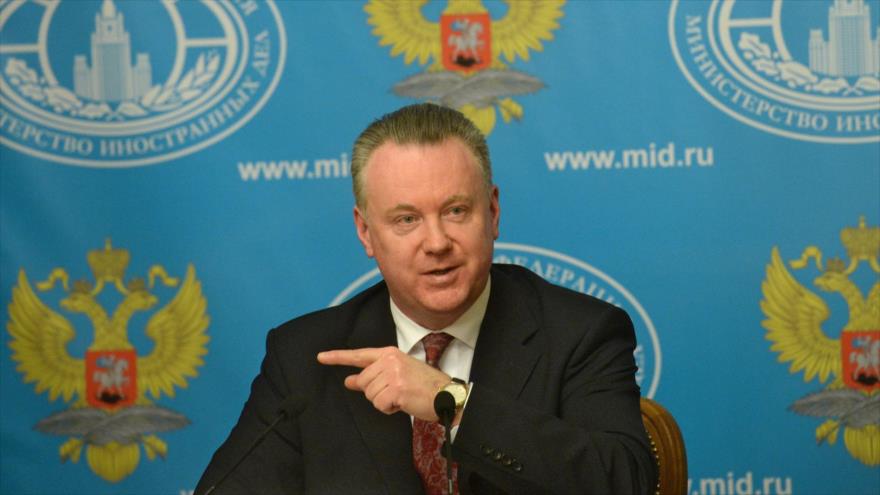 El representante permanente de Rusia ante la Organización para la Seguridad y la Cooperación en Europa (OSCE), Alexander Lukashevich.