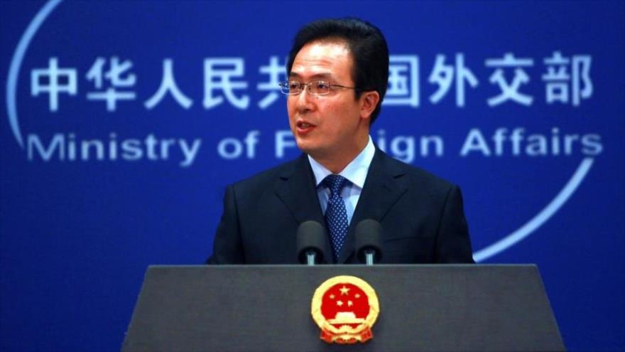 Portavoz del Ministerio de Asuntos Exteriores de China, Hong Lei.