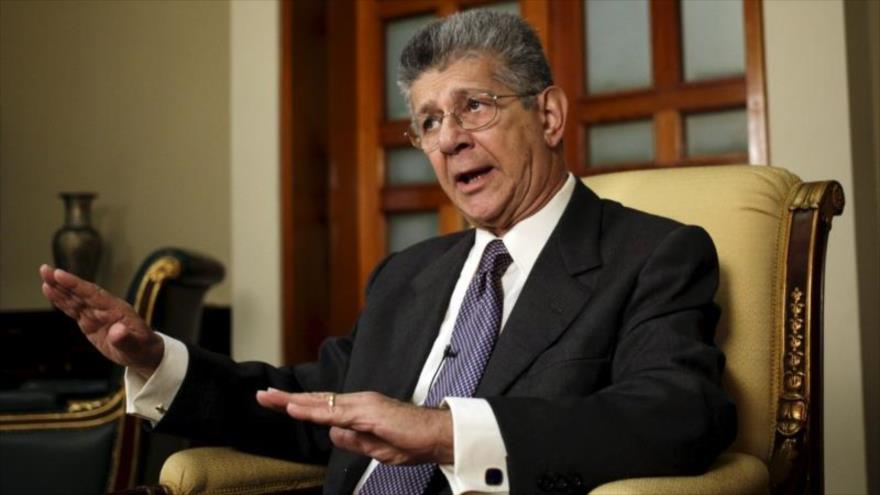 El jefe del Parlamento venezolano, Henry Ramos Allup.