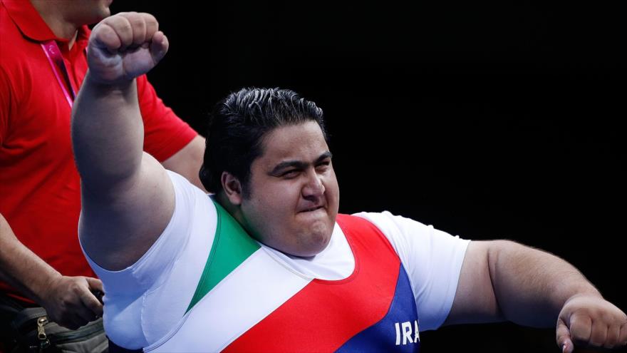 El halterófilo iraní y campeón del mundo, Siamand Rahman