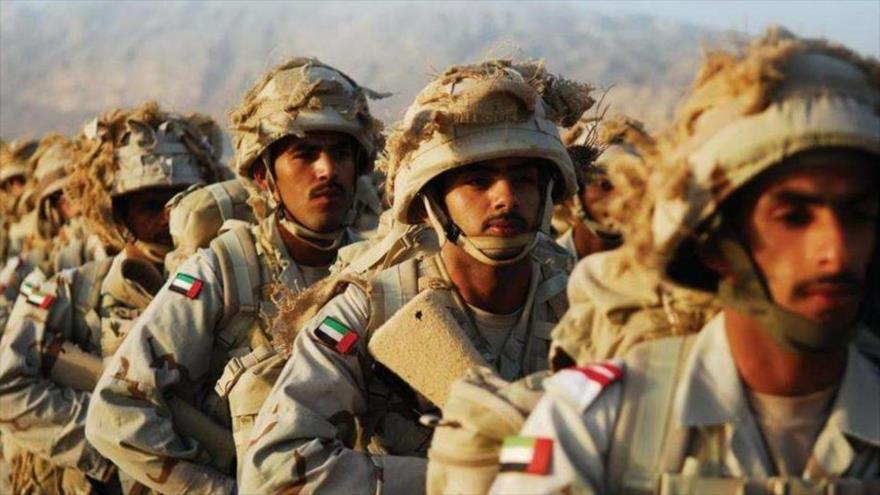Soldados del Ejército de los Emiratos Árabes Unidos (EAU).