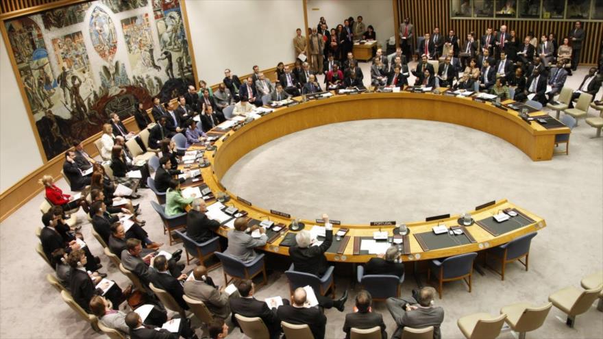 Una reunión del Consejo de Seguridad de las Naciones Unidas (CSNU).