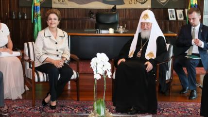 Patriarca ruso Kiril y la presidenta brasileña abordan crisis siria
