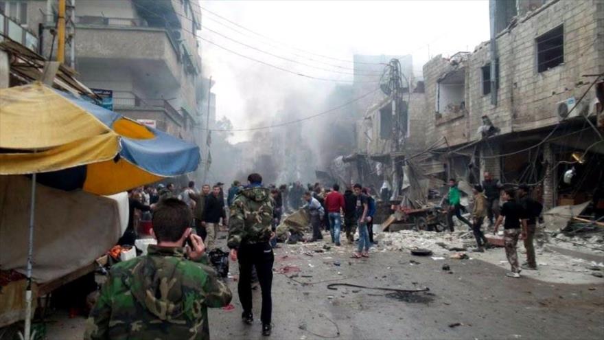 Tres atentados de Daesh sacuden el sur de Damasco y dejan 62 muertos