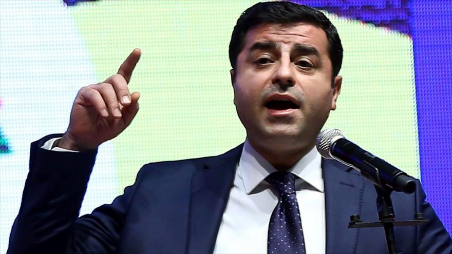 Selahattin Demirtas, líder del Partido Democrático de los Pueblos (HDP).
