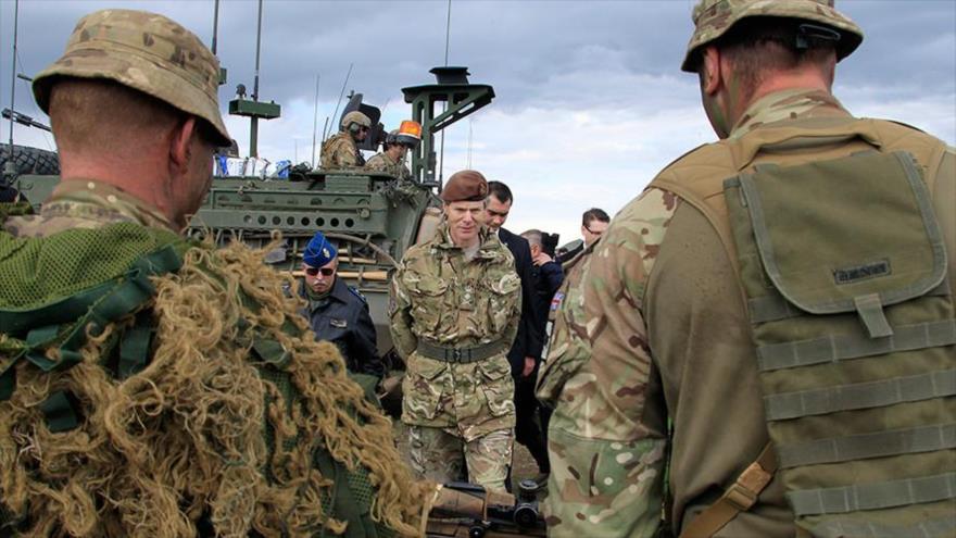 Militares británicos.