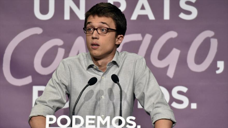 El secretario político del partido español Podemos, Íñigo Errejón.